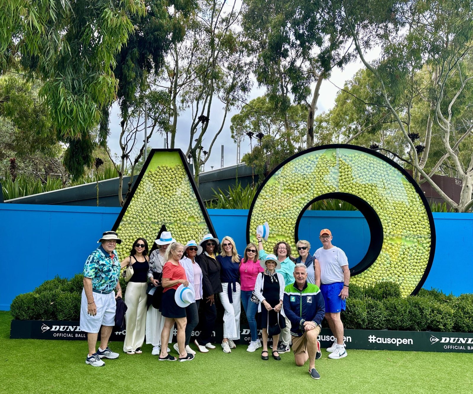 Group at Australian Open