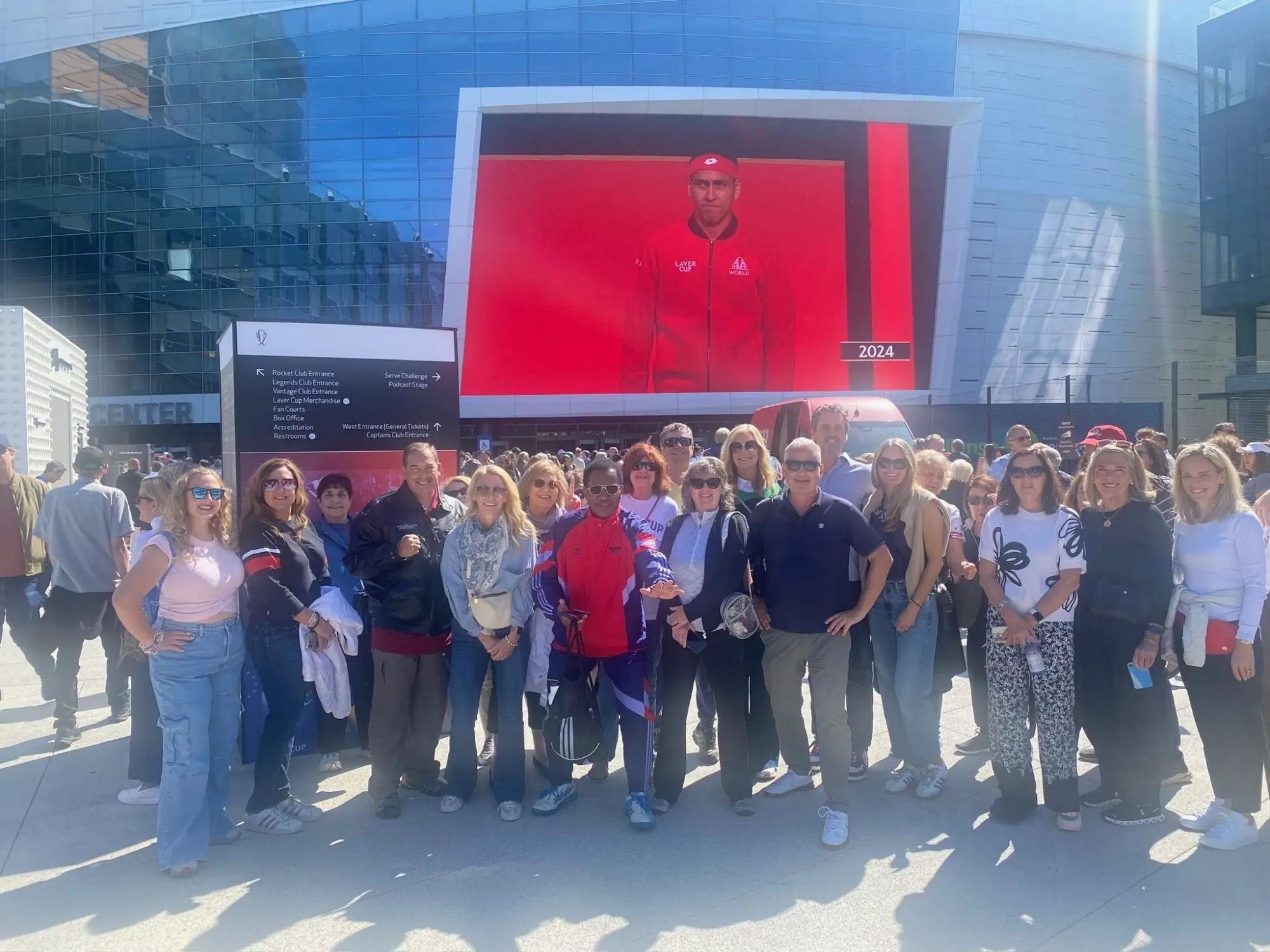 MAC guests at the US Open