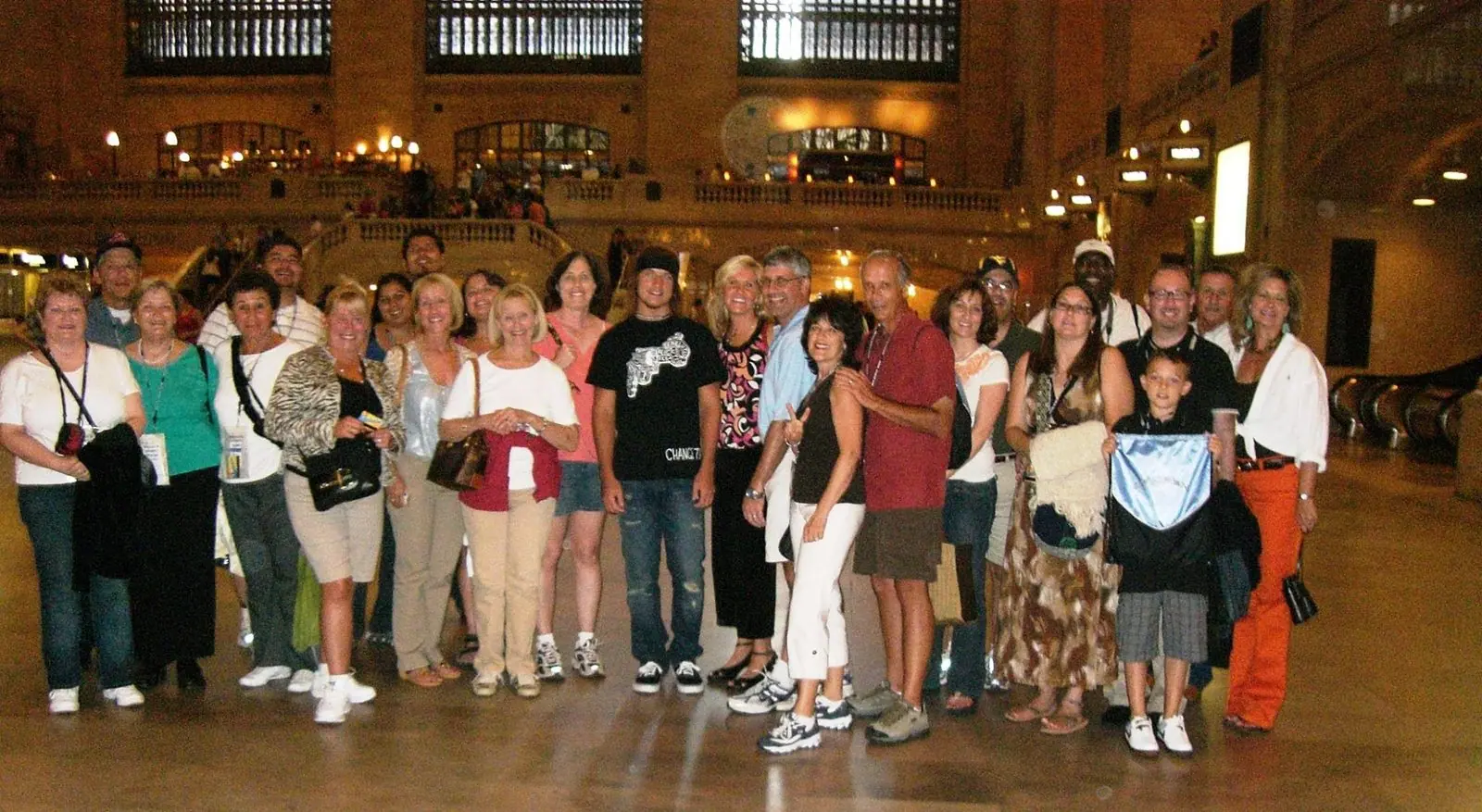MAC Sports Travel group inside Grand Central Terminal in New York