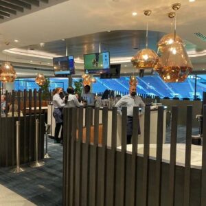 Premier League hospitality lounge before kick-off